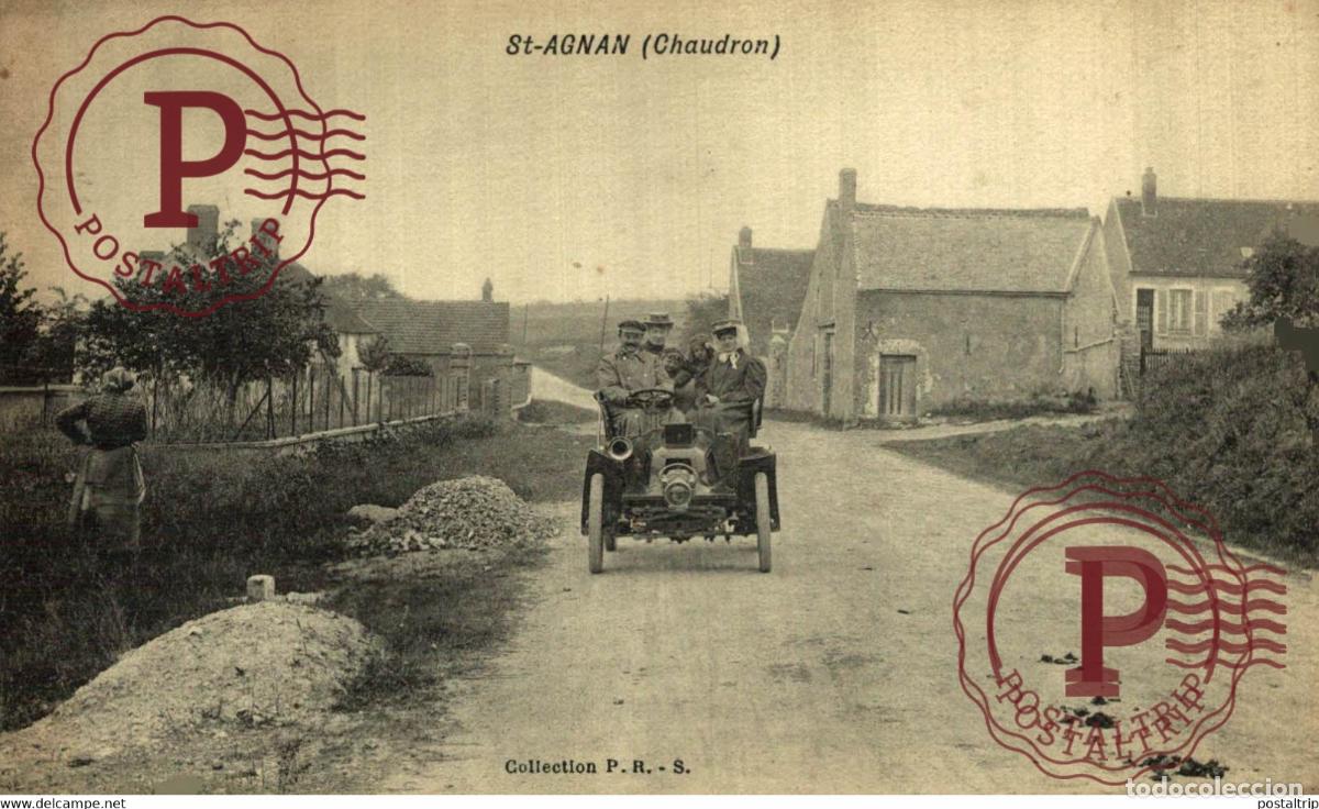 Postales: 89 ST SAINT AGNAN CHAUDRON - Coll. P.R. S. Automobile VOITURE AUTOMOBILES