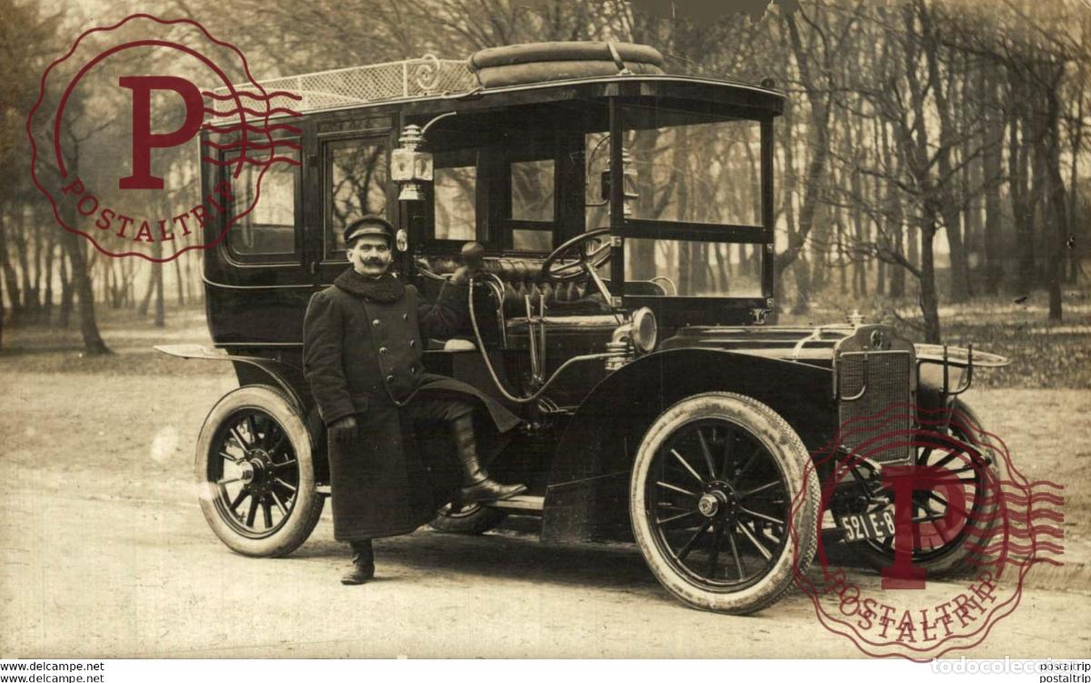 Postales: BRASIER AUTOMOBILES TAXI CARTE PHOTO REAL PHOTO POSTCARD The Bryan Goodman Collection
