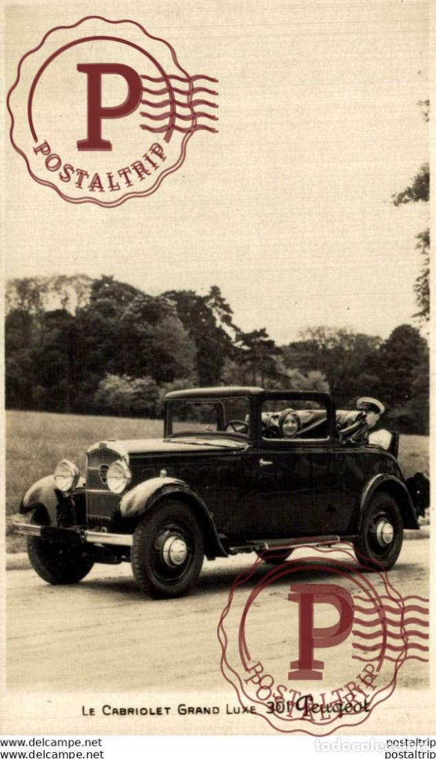 Postales: Peugeot 301 CPA Le Cabriolet Grand Luxe The Bryan Goodman Collection