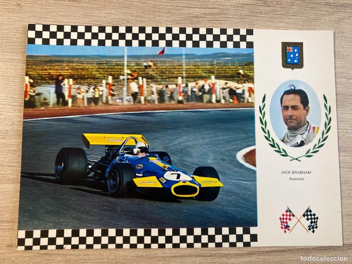 Postkarten: POSTAL, F1, BRABHAM FORD BT33 N&ordm;7 JACK BRABHAM, G.P. ESPA&Ntilde;A F1, JARAMA 1970