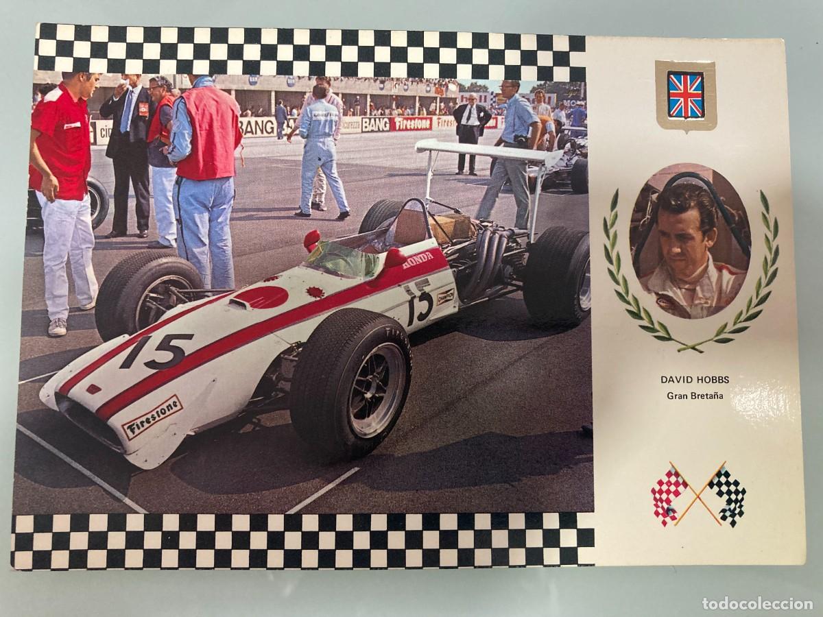 Postales: POSTAL, F1, HONDA RA301, N&ordm;15, DAVID HOBBS, G.P. ITALIA F-1, MONZA 8-9-1968