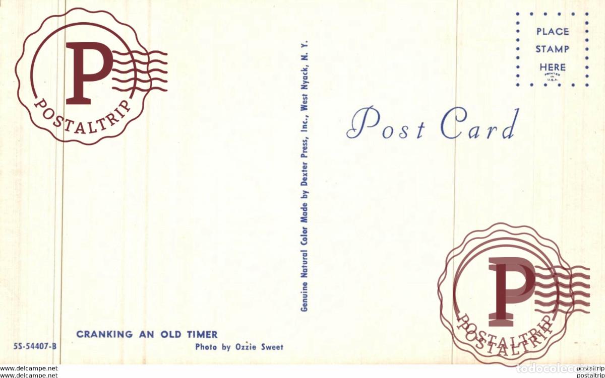 Postales: CRANKING AN OLD TIMER - Foto 2