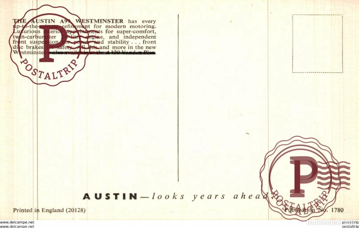 Postales: AUSTIN A99 WESTMINSTER - Foto 2