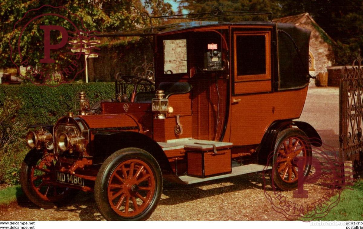 Postales: 1908 UNIC TAXICAB FRENCH