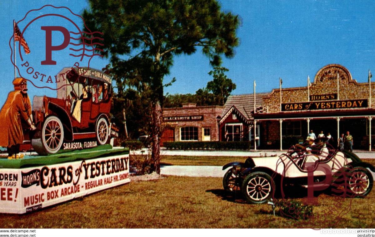 Postales: HORNS CARS OF YESTERDAY WHERE 65 RARE AND EARLY MODELS