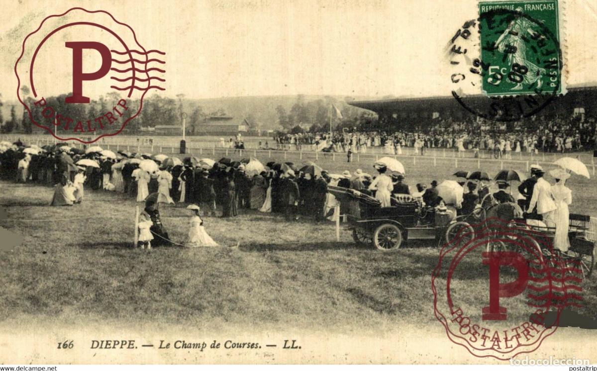 Cartes Postales: Dieppe : le champ de courses n&deg;166
