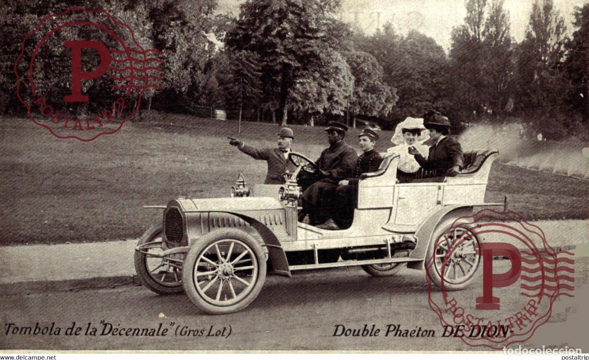 Cartes Postales: Double Pha&euml;ton De Dion Bouton - Tombola de la D&eacute;cennale Gros Lot