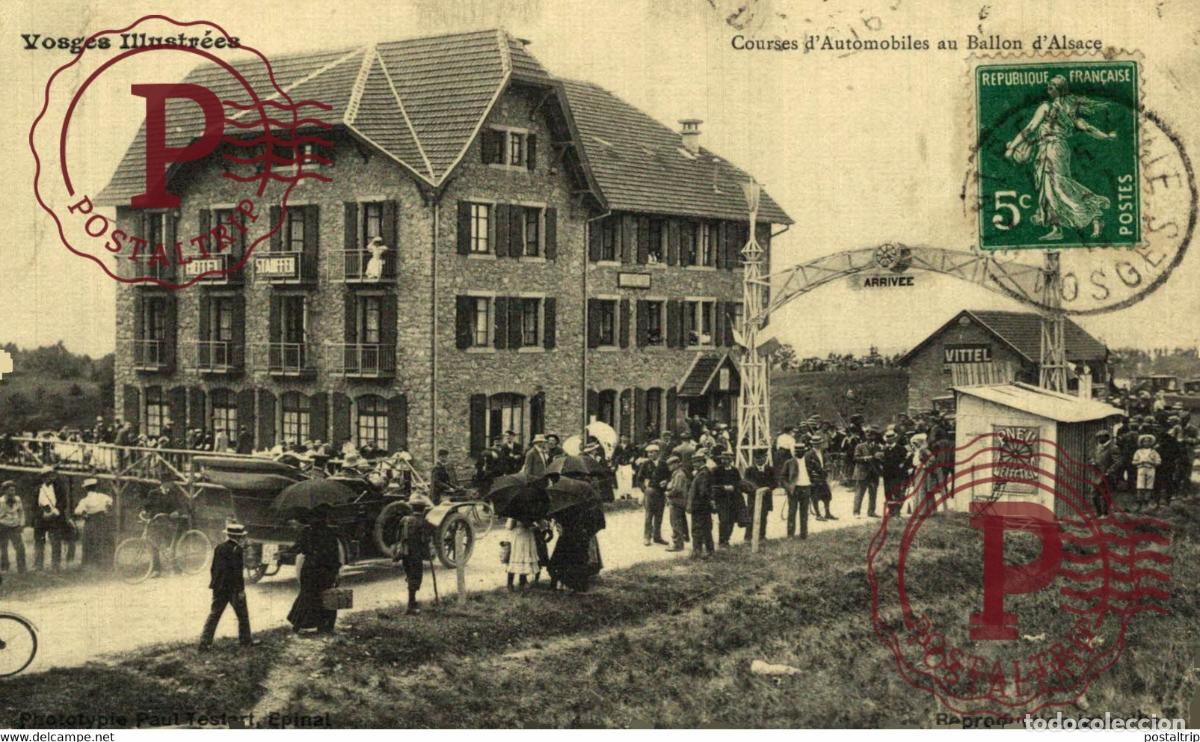 Postcards: Courses dautomobiles au Ballon dAlsace