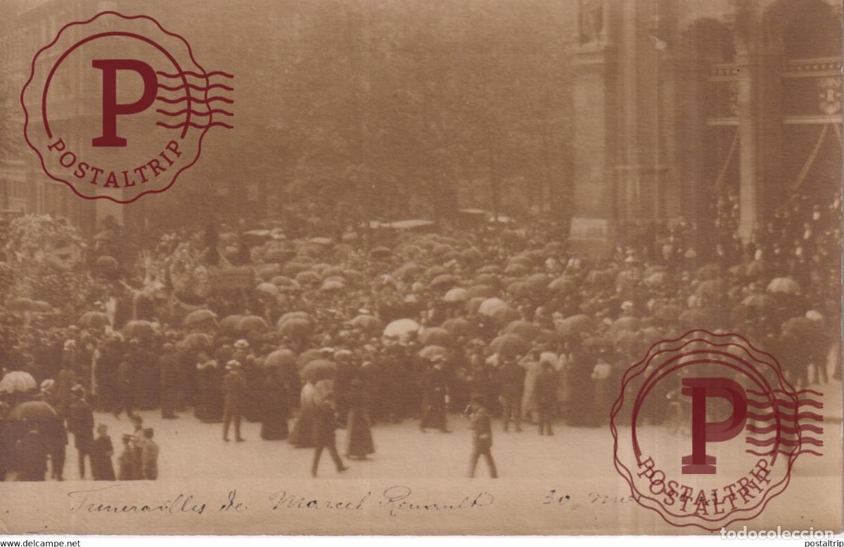 Cartes Postales: PARIS - CARTE PHOTO - Fun&eacute;railles de Marcel RENAULT - AUTOMOBILE