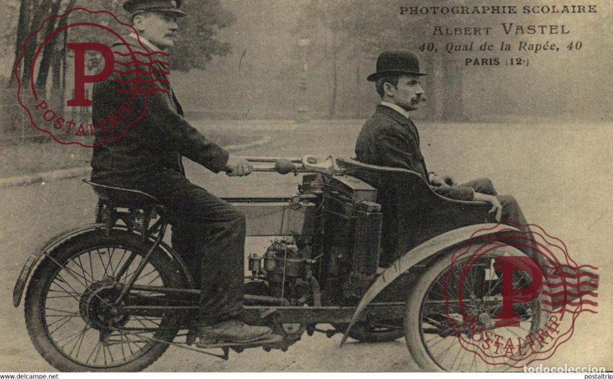 Cartes Postales: Albert VASTEL Photographie Scolaire PARIS Automobiles TAXI