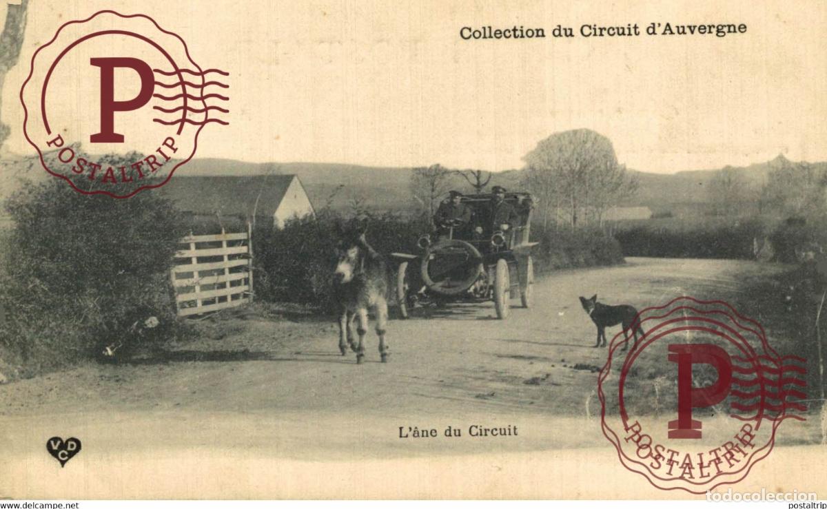 Cartes Postales: CIRCUIT D AUVERGNE L ANE DU CIRCUIT + AUTO Automobiles
