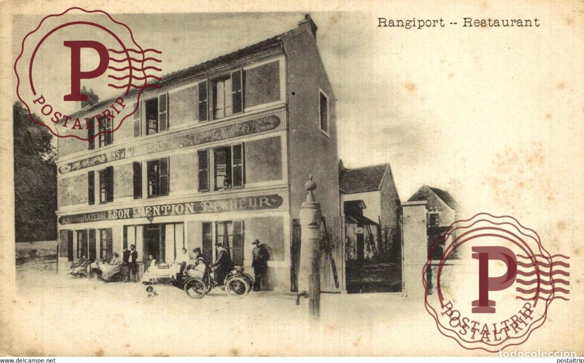 Postales: RANGIPORT RESTAURANT MENTION voiture automobile
