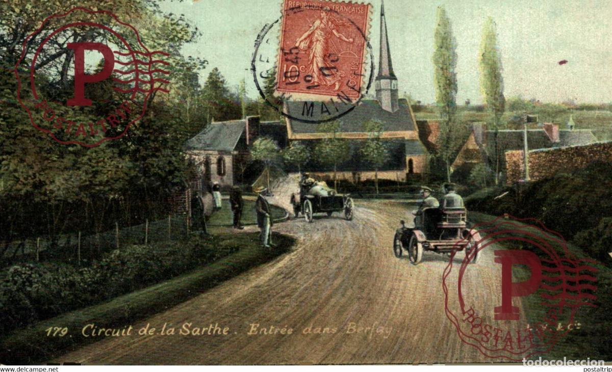 Postales: LOT 5 CARTES Circuit de la Sarthe BERFAY ARDENAY BOULOIRE ....