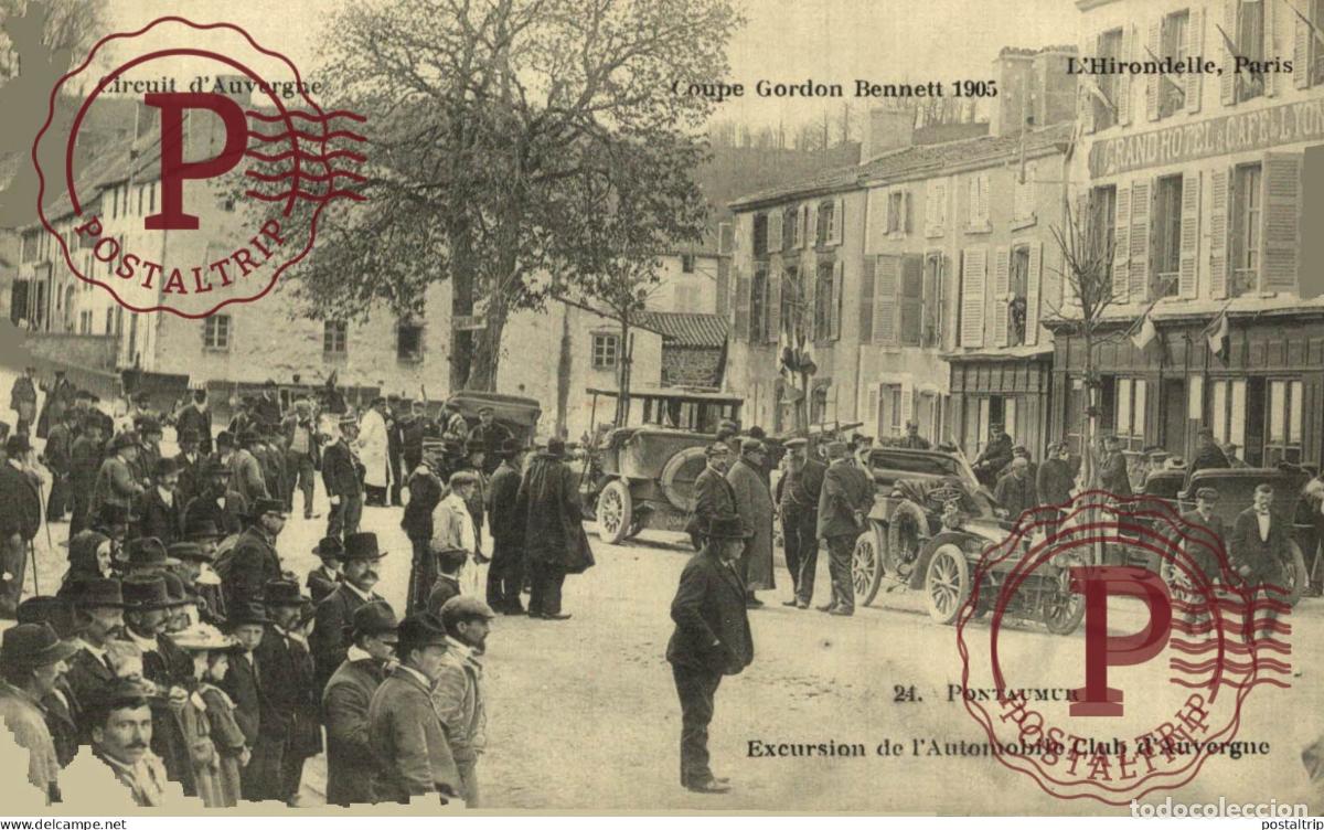Postales: COCHE. CAR. VOITURE. AUTO. Coupe Gordon Bennet 1905 - Circuit dAuvergne - Excursion de lautomobile