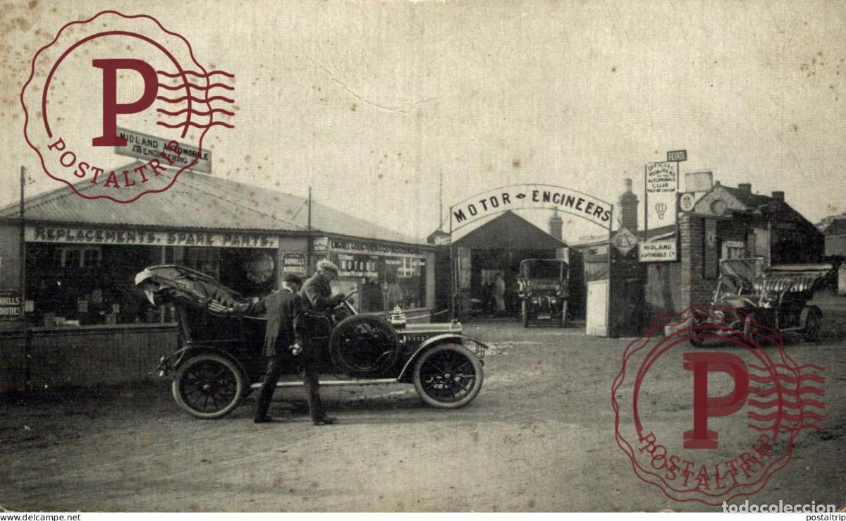 Postales: COCHE. CAR. VOITURE. AUTO. MAJOR BROOM IN CAR HAMILTON. CARLYLES CAR