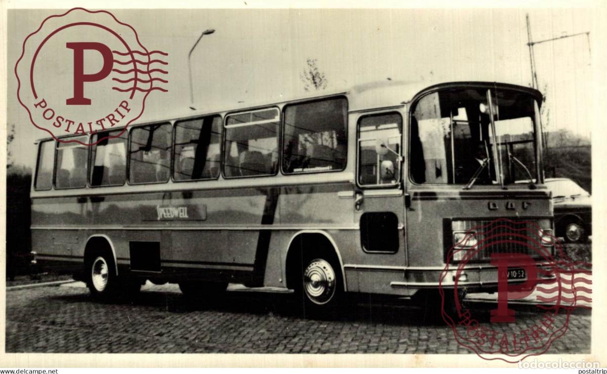 Postales: PUBLI. BUS. AUTOBUS. SPEEDWELL TOURINGCARS. DAF