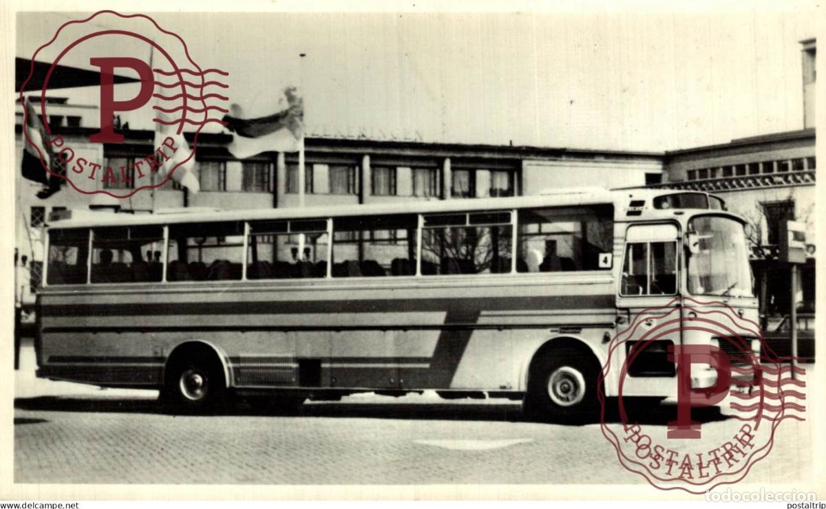 Postales: PUBLI. BUS. AUTOBUS. SPEEDWELL TOURINGCARS. FIAT.
