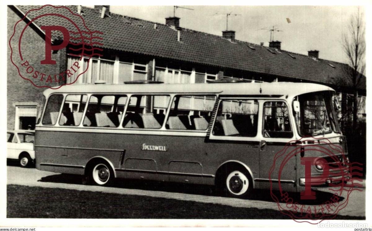 Postales: PUBLI. BUS. AUTOBUS. SPEEDWELL TOURINGCARS. MERCEDES.