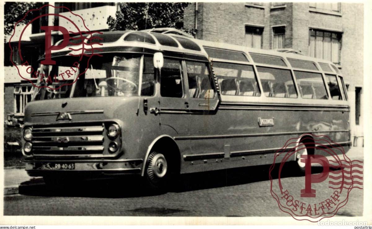 Postales: PUBLI. BUS. AUTOBUS. SPEEDWELL TOURINGCARS. DEN HAAG. DAF.