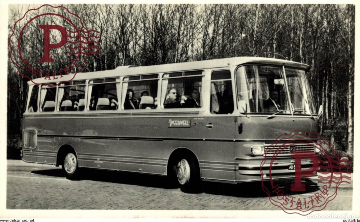 Postales: PUBLI. BUS. AUTOBUS. SPEEDWELL TOURINGCARS. DEN HAAG. SETRA, TYPE S 110