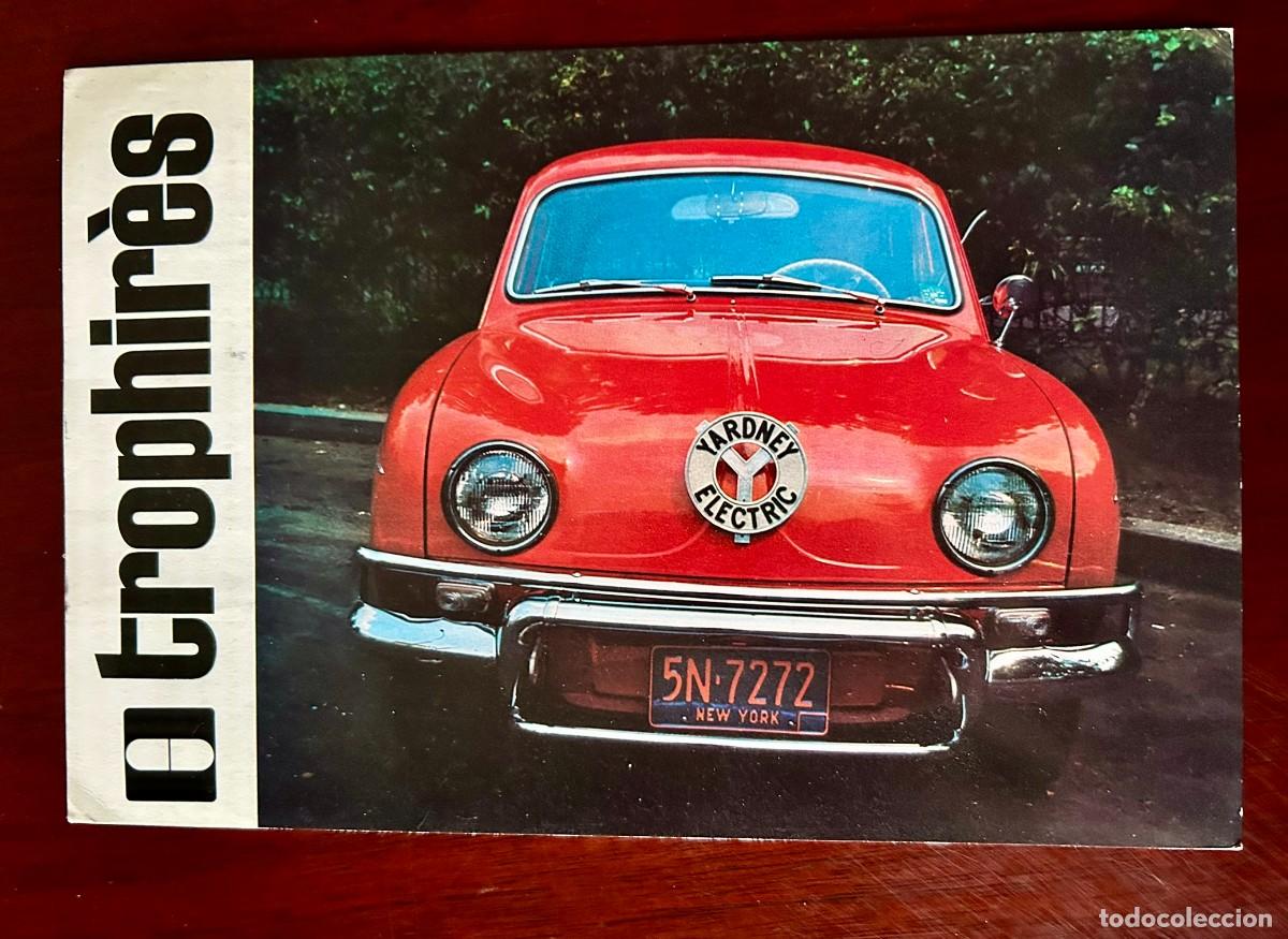 Postales: LUCHA CONTRA LA CONTAMINACI&Oacute;N - AUTOM&Oacute;VIL EL&Eacute;CTRICO - YARDNEY ELECTRIC - TROPHIR&Egrave;S 1976