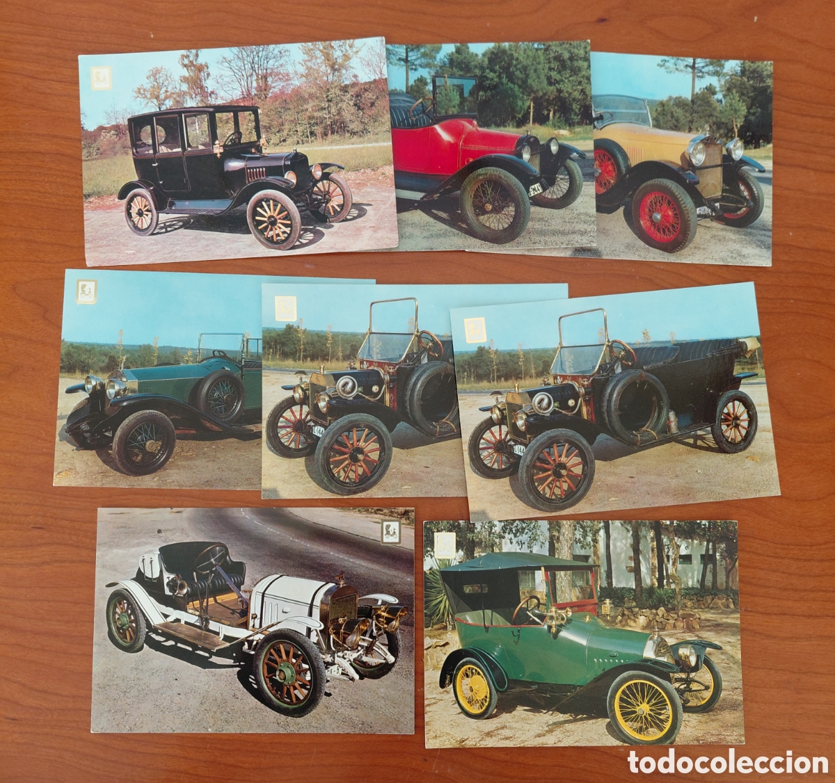 Postales: 8 POSTALES MUSEO DEL AUTOMOVIL DE SILS - GERONA / VER DESCRIPCION