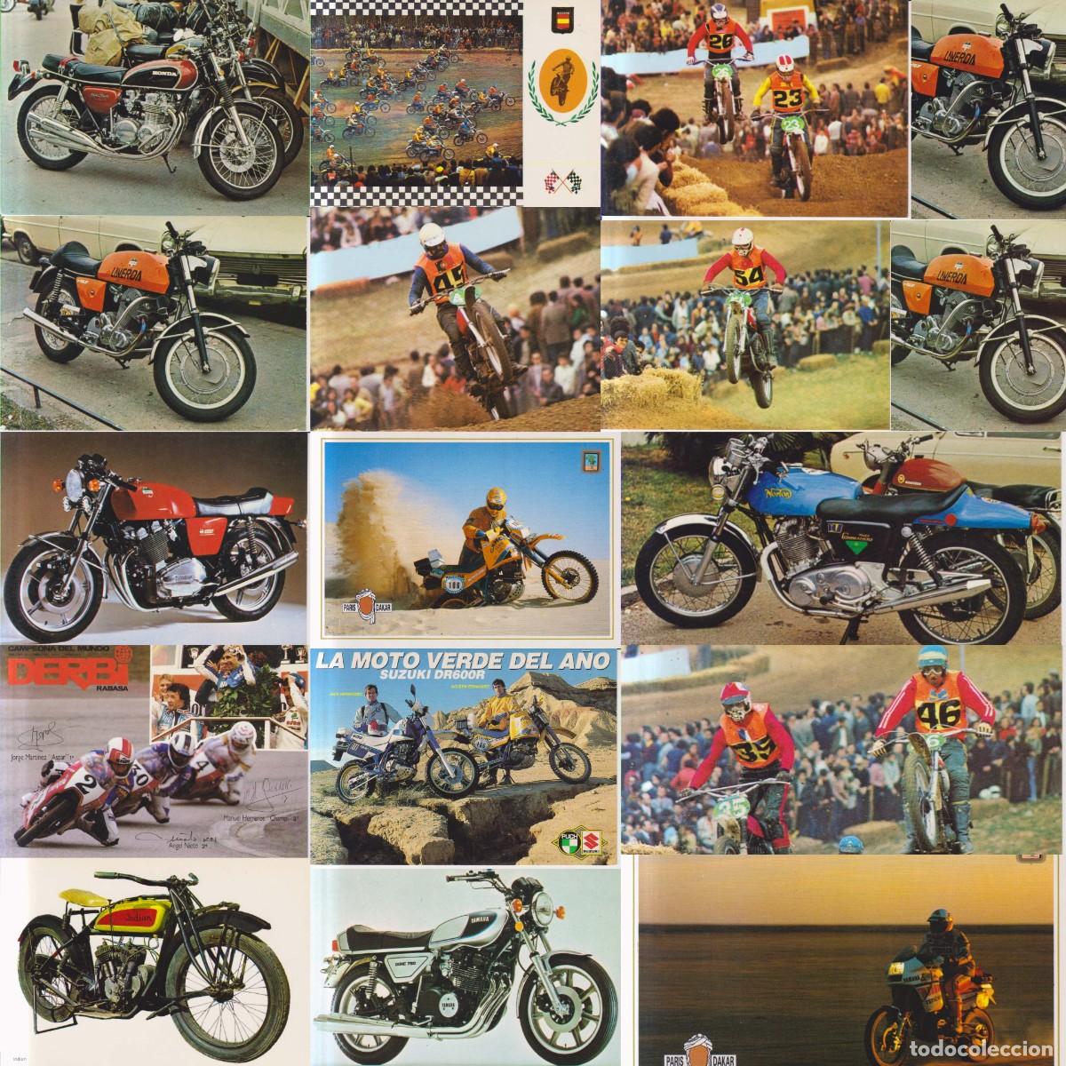 Postales: LOTE 15 POSTALES MODERNAS DE MOTOS Y MOTOCILETAS