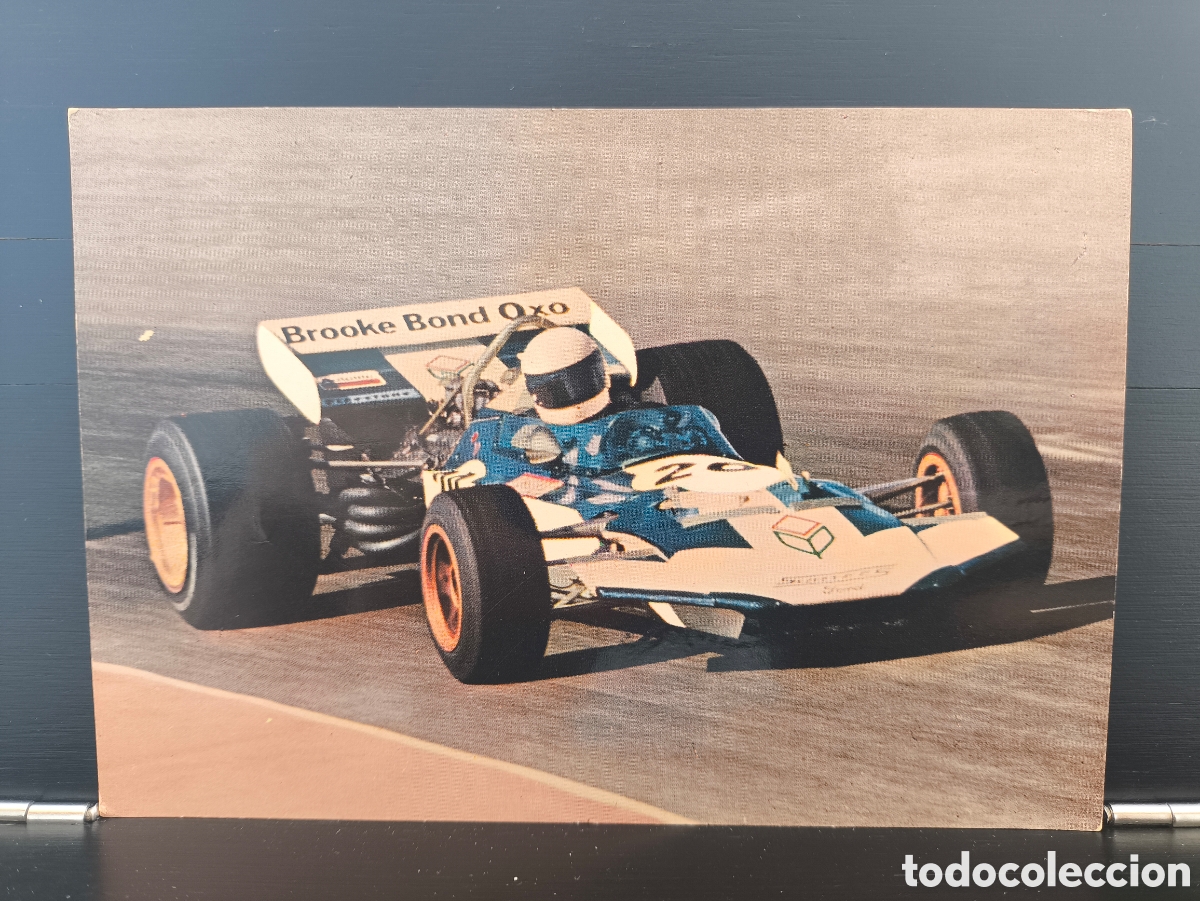 Postales: Antigua postal coche de carreras Surtees TS 9 TS9 automovilismo F&oacute;rmula 1 piloto John Surtees
