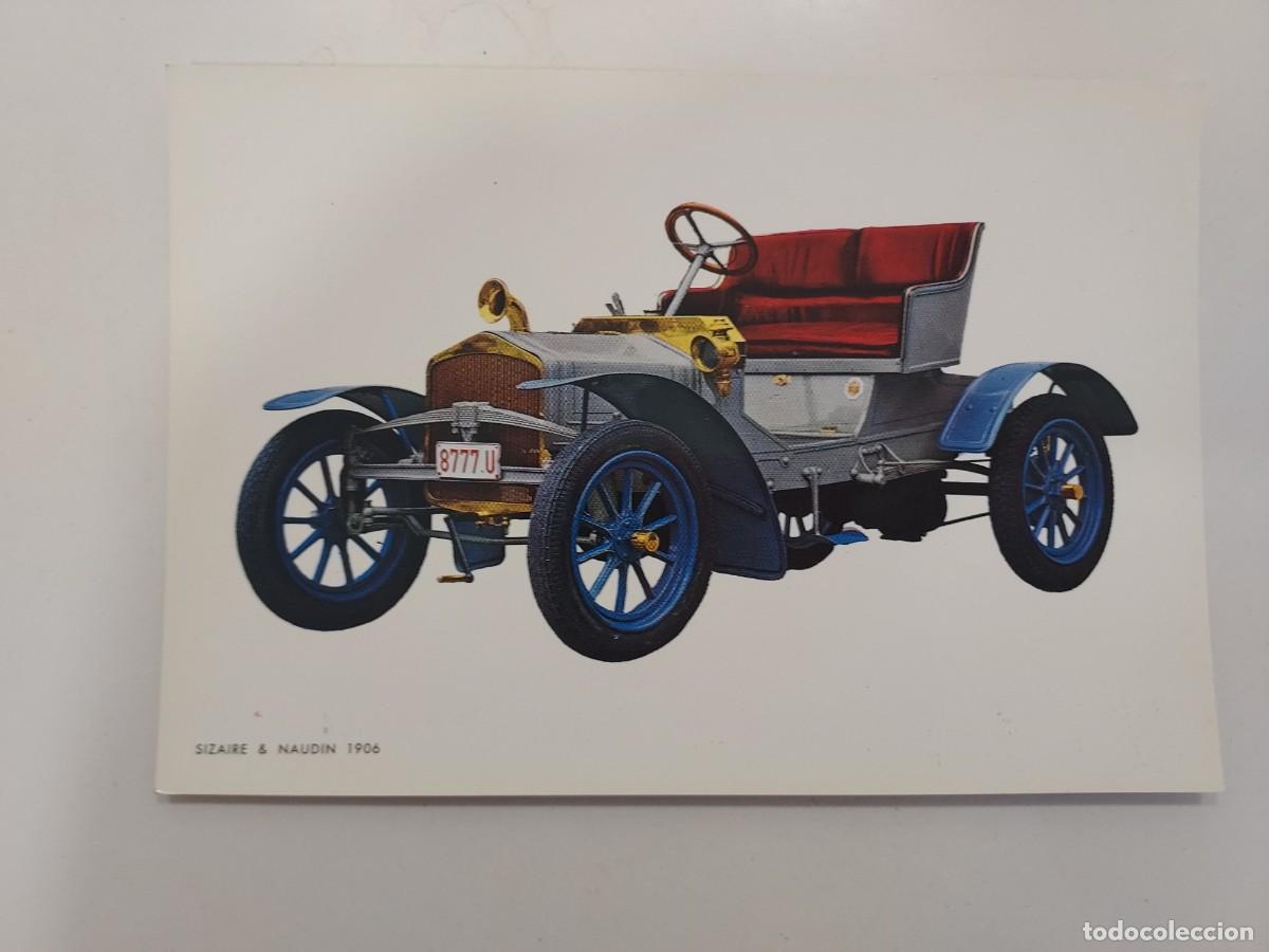 Postales: POSTAL COCHE ANTIGUO. SIZAIRE & NAUDIN 1906. CYZ. SIN CIRCULAR. 1966