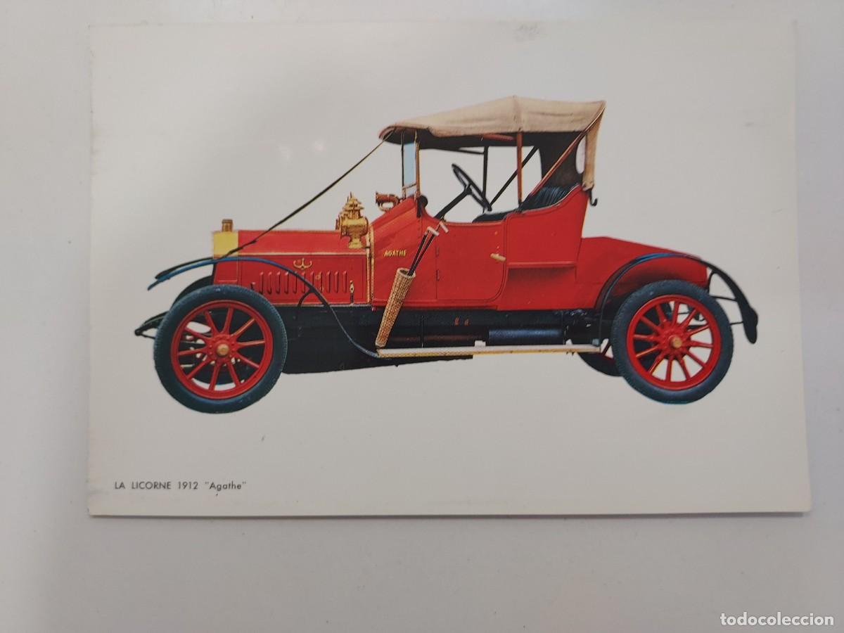 Postales: POSTAL COCHE ANTIGUO. LA LICORNE 1912 AGATHE. CYZ. SIN CIRCULAR. 1966