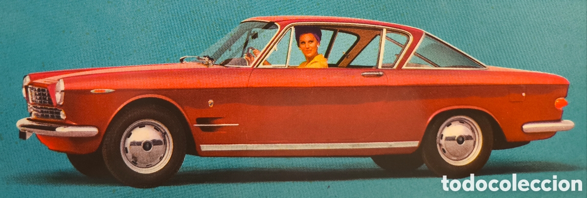 Postales: AUTO FIAT 2300 POSTCARD AUTOM&Oacute;VIL POSTAL C. 1965