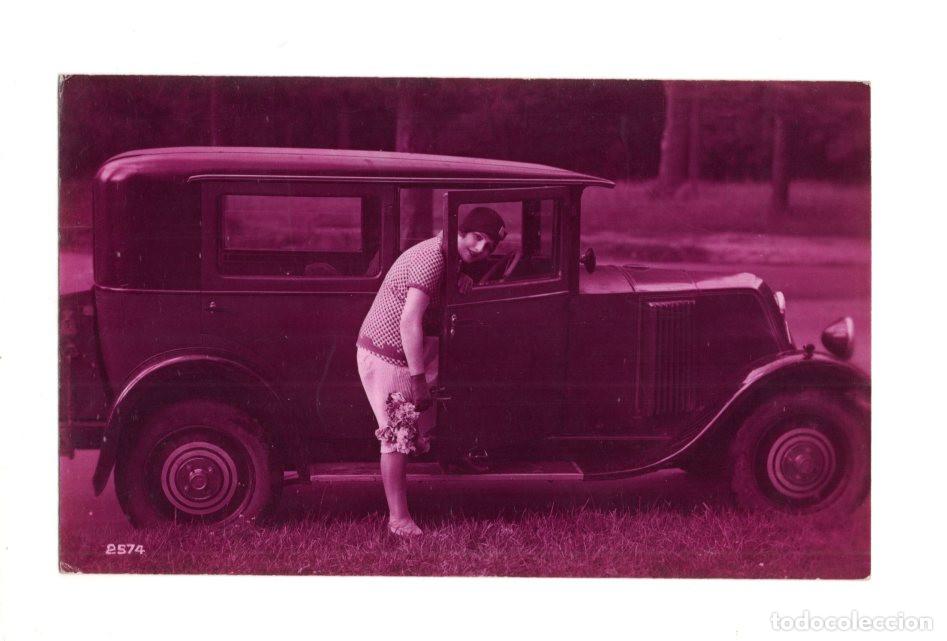 Postais: UTOM&Oacute;VIL PARECE SER UN CITRO&Euml;N C4 CL&Aacute;SICO DE FINALES DE LA D&Eacute;CADA DE 1920. POSTAL FOTOGR&Aacute;FICA.