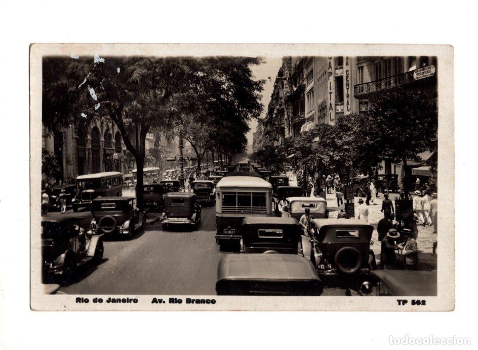 Postais: AUTOM&Oacute;VILES CL&Aacute;SICOS, RIO DE JANEIRO AV. RIO BRANCO