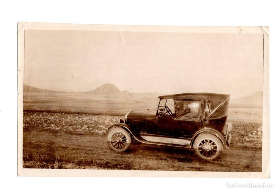 Postales: VEH&Iacute;CULO QUE SE MUESTRA PARECE SER UN FORD MODELO T TOURING. FOTO TAMA&Ntilde;O POSTAL.