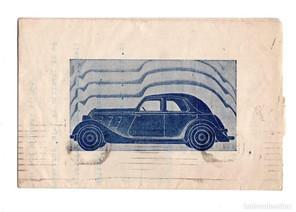 Postales: OFICINA AUTOMOVILISTA ARROYO, UBICADA EN LA CALLE GOYA, N&Uacute;MERO 54, EN MADRID.