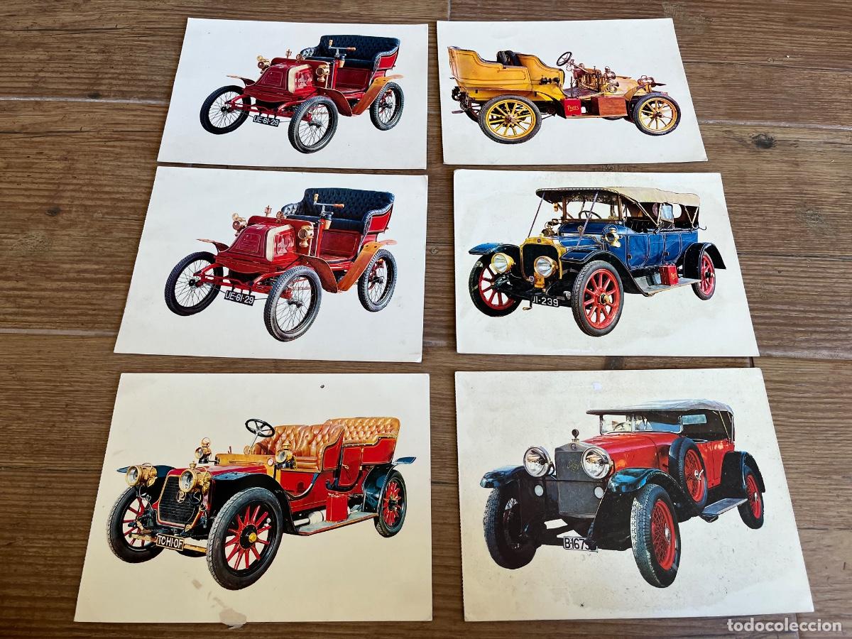 Postales: 6 POSTALES SERIE COCHES ANTIGUOS. COLECCION ERIC ALLSOP. TAMA&Ntilde;O A5.