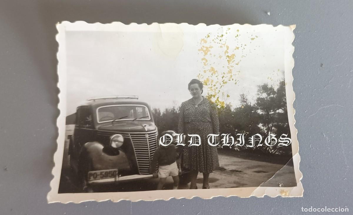 Postcards: FOTOGRAFIA DE AUTOMOVIL, COCHE A&Ntilde;OS 40, MIDE 6 X 4,5 CMS.