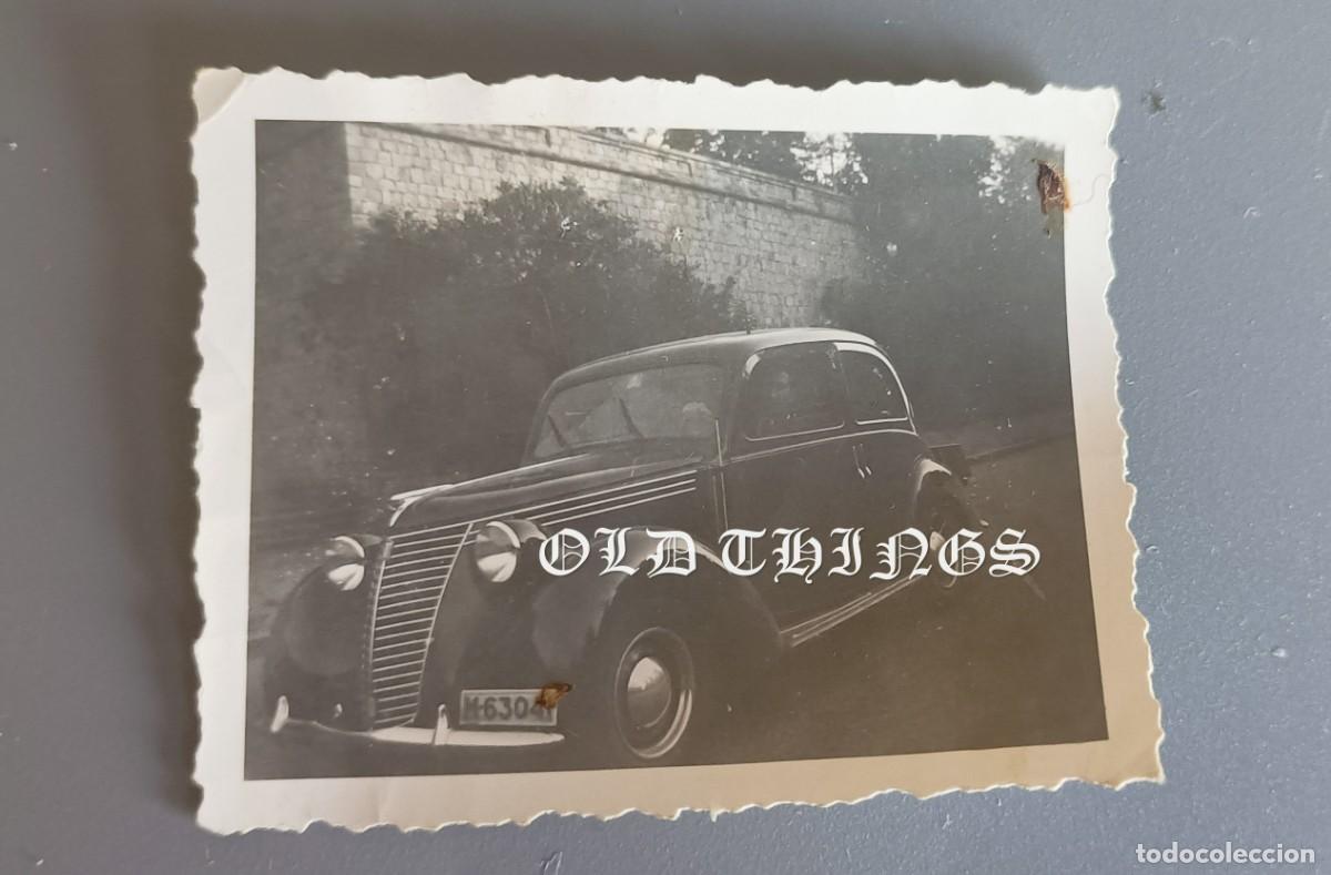 Postcards: FOTOGRAFIA DE AUTOMOVIL, COCHE A&Ntilde;OS 40, MIDE 6 X 4,5 CMS.