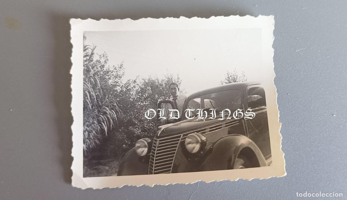 Postcards: FOTOGRAFIA DE AUTOMOVIL, COCHE A&Ntilde;OS 40, MIDE 6 X 4,5 CMS.