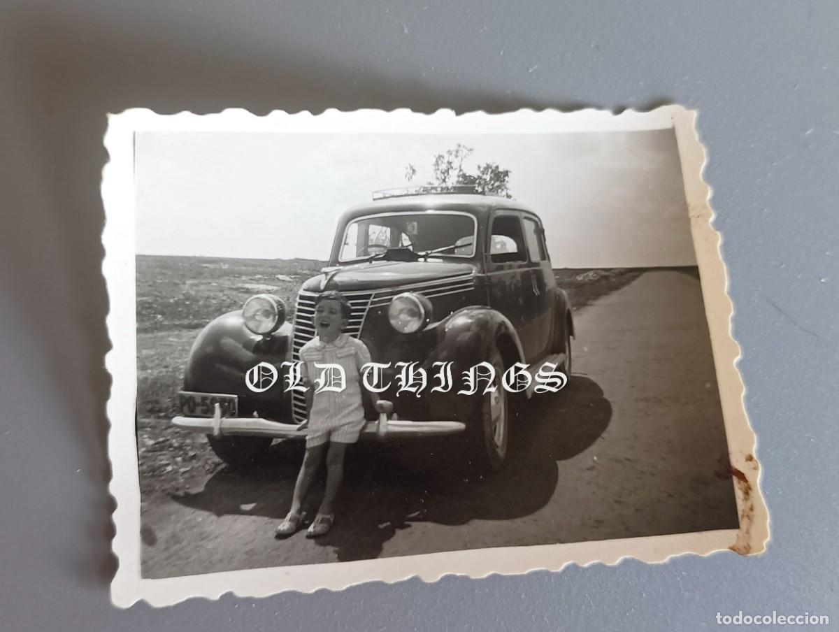 Postcards: FOTOGRAFIA DE AUTOMOVIL, COCHE A&Ntilde;OS 40, MIDE 6 X 4,5 CMS.
