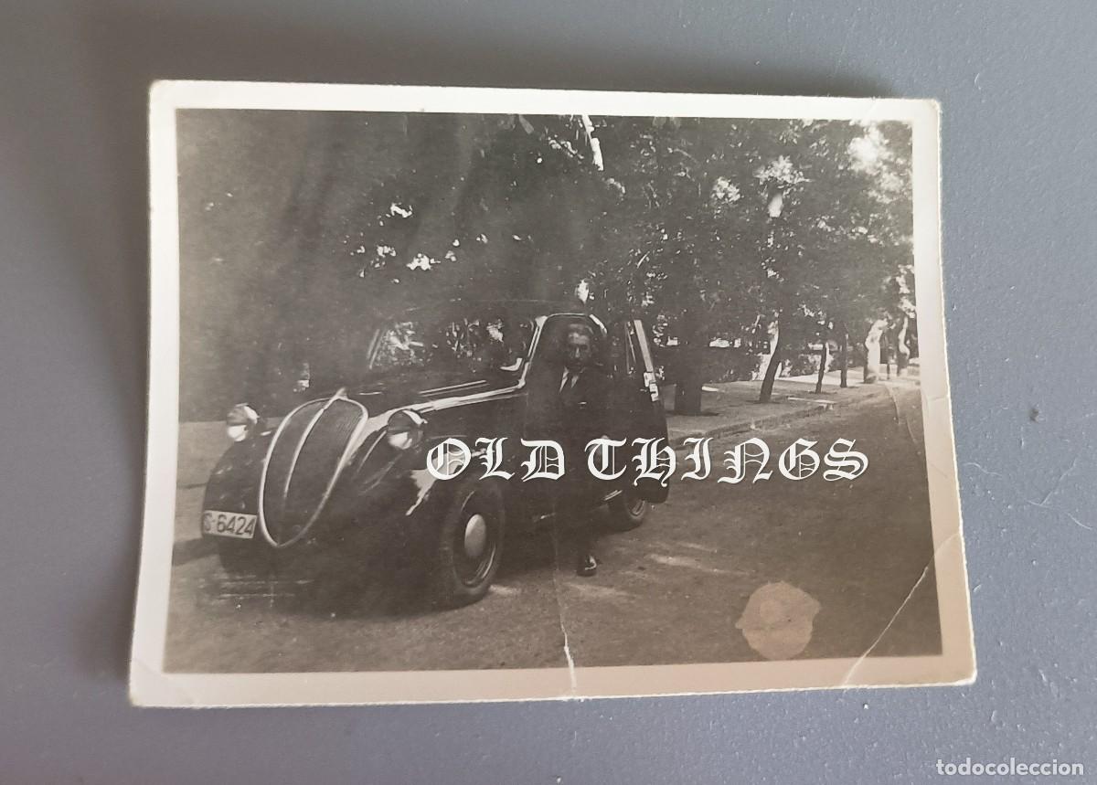 Postcards: FOTOGRAFIA DE AUTOMOVIL, COCHE A&Ntilde;OS 40, MIDE 6 X 4,5 CMS.