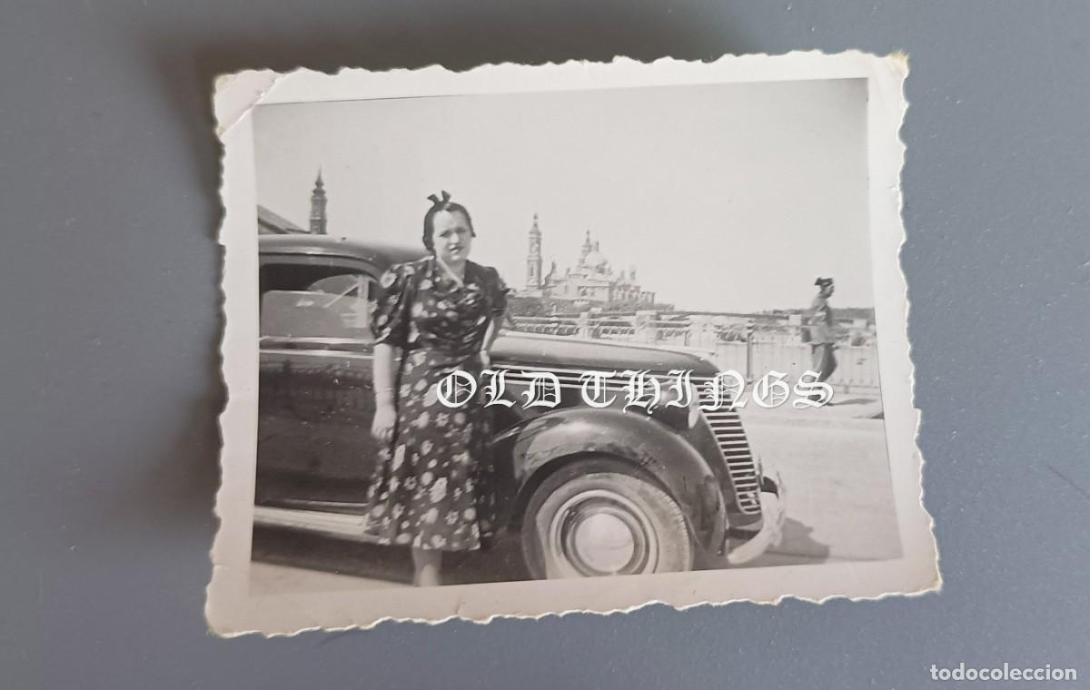 Postcards: FOTOGRAFIA DE AUTOMOVIL, COCHE A&Ntilde;OS 40, MIDE 6 X 4,5 CMS.