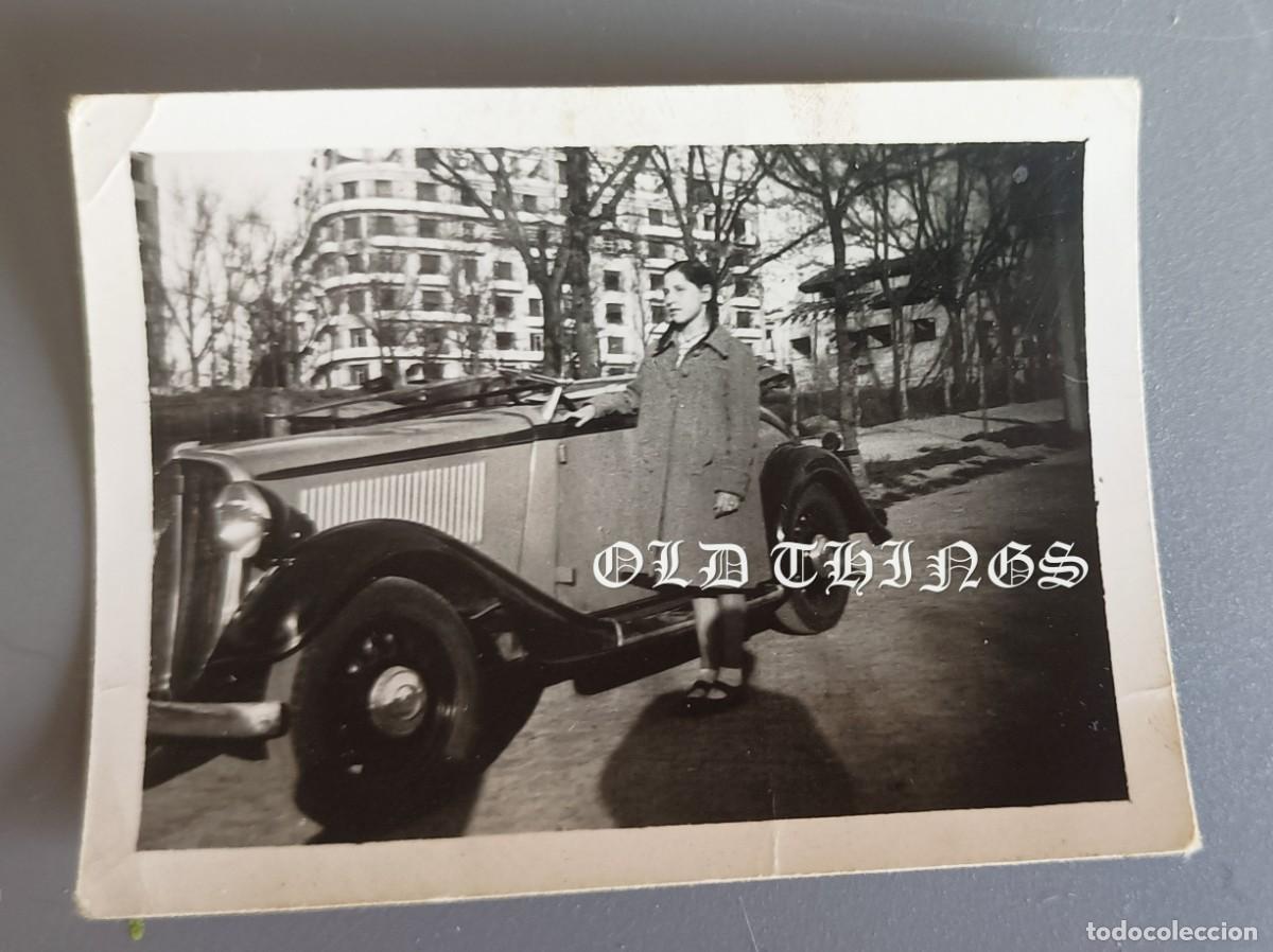 Postales: FOTOGRAFIA DE AUTOMOVIL, COCHE A&Ntilde;OS 40, MIDE 6 X 4,5 CMS.