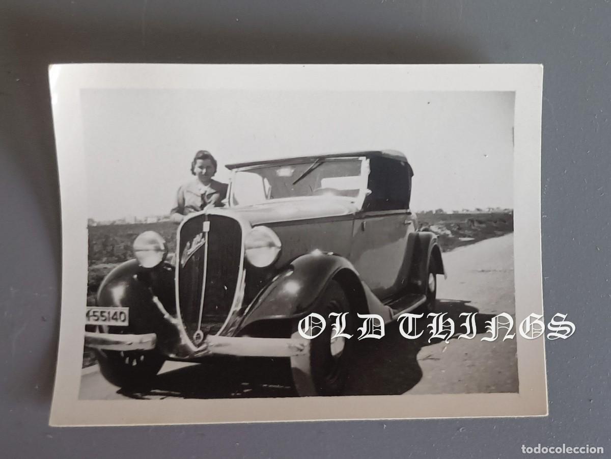 Postales: FOTOGRAFIA DE AUTOMOVIL, COCHE A&Ntilde;OS 40, MIDE 6 X 4,5 CMS.