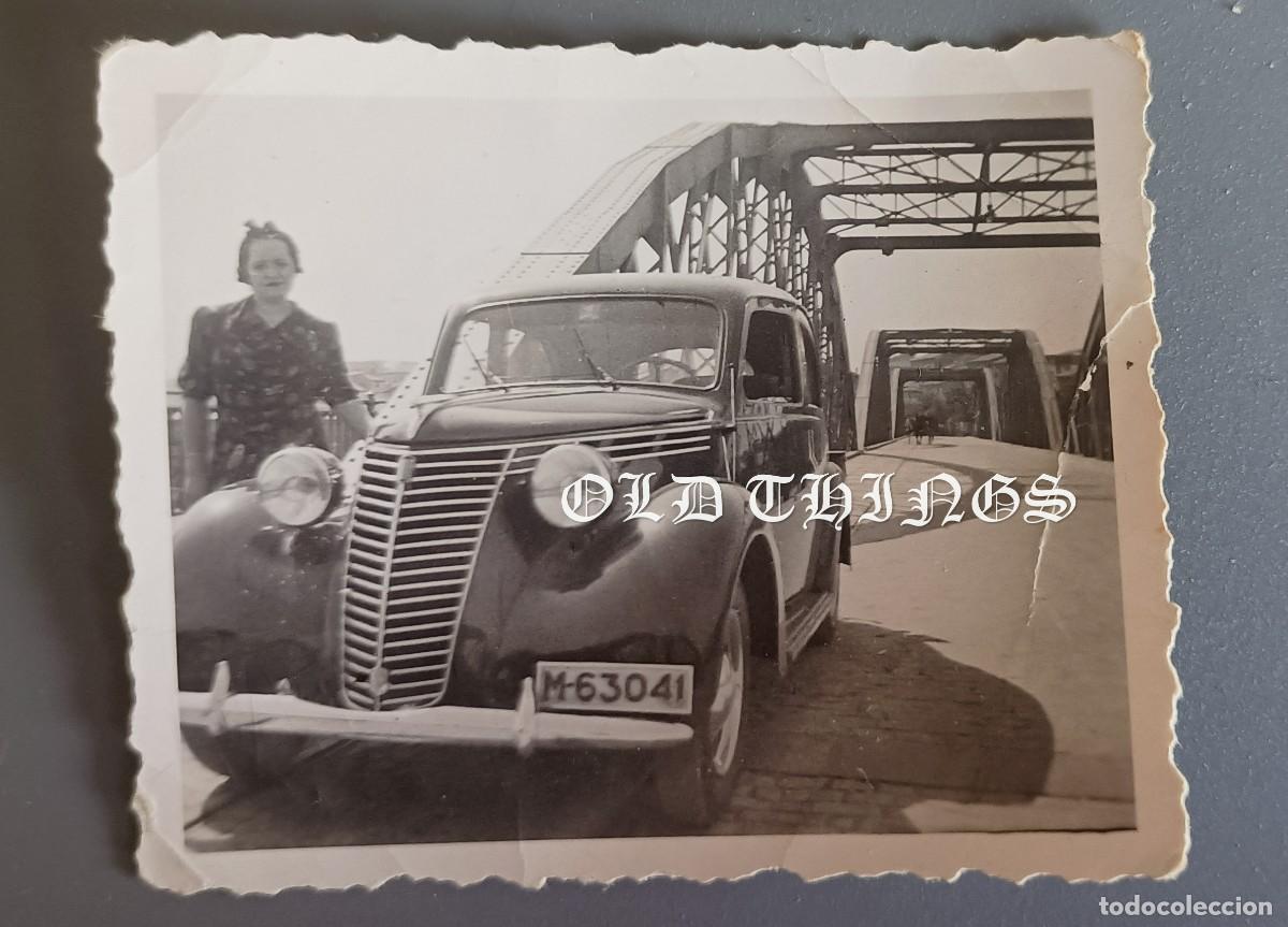 Postales: FOTOGRAFIA DE AUTOMOVIL, COCHE A&Ntilde;OS 40, MIDE 6 X 4,5 CMS.