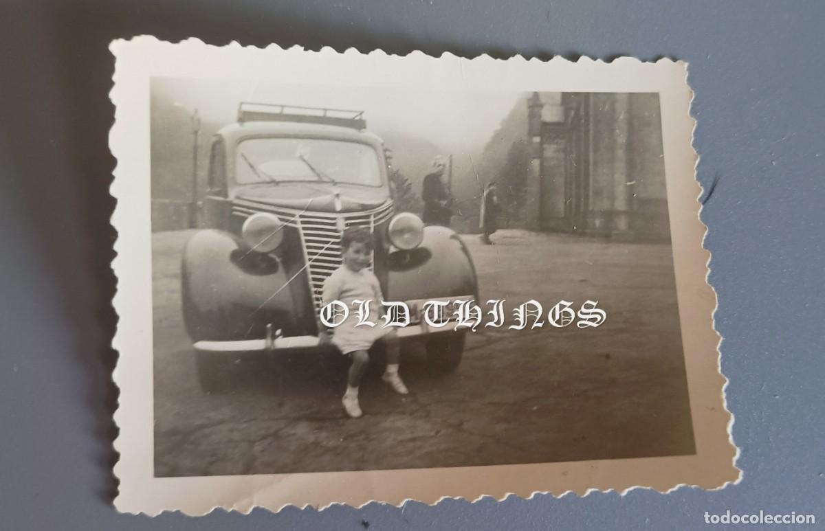 Postales: FOTOGRAFIA DE AUTOMOVIL, COCHE A&Ntilde;OS 40, MIDE 6 X 4,5 CMS.