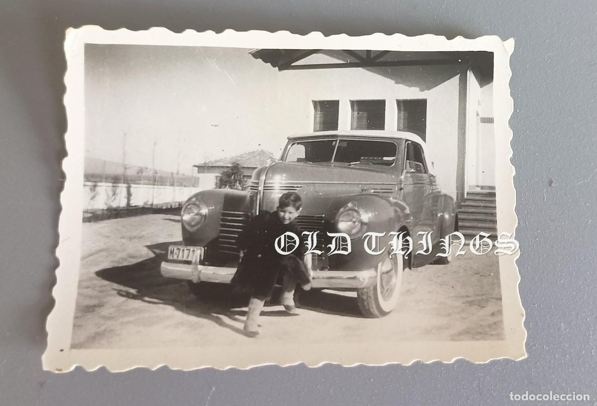 Postales: FOTOGRAFIA DE AUTOMOVIL, COCHE A&Ntilde;OS 40, MIDE 6 X 4,5 CMS.