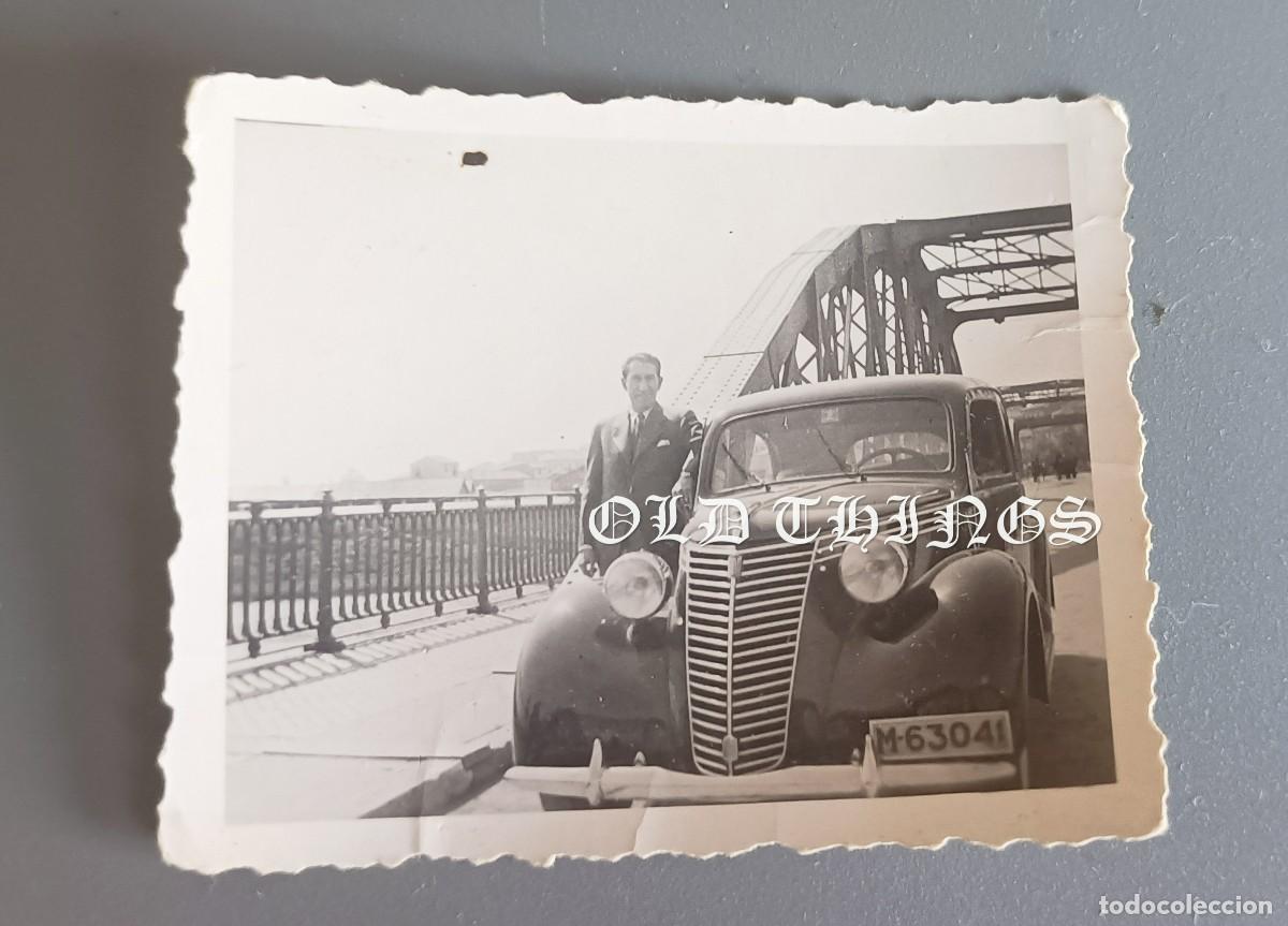 Postales: FOTOGRAFIA DE AUTOMOVIL, COCHE A&Ntilde;OS 40, MIDE 6 X 4,5 CMS.