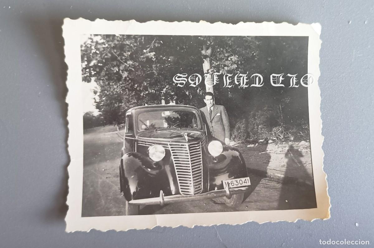 Postales: FOTOGRAFIA DE AUTOMOVIL, COCHE A&Ntilde;OS 40, MIDE 6 X 4,5 CMS.