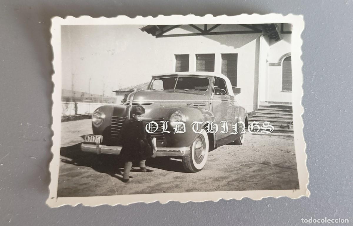 Postales: FOTOGRAFIA DE AUTOMOVIL, COCHE A&Ntilde;OS 40, MIDE 6 X 4,5 CMS.